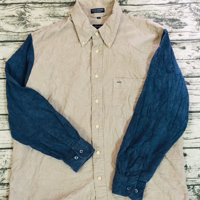 Áo sơmi nhung tăm 2hand