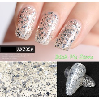 Sơn Gel AS mã AXZ kim tuyến| vỏ chai đỏ