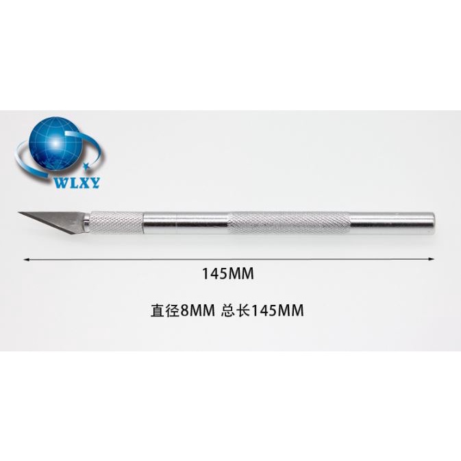 Dao cắt bột nail chuyên dụng -dao cắt bột nail inox tặng kèm 5 lưỡi dao thay thế