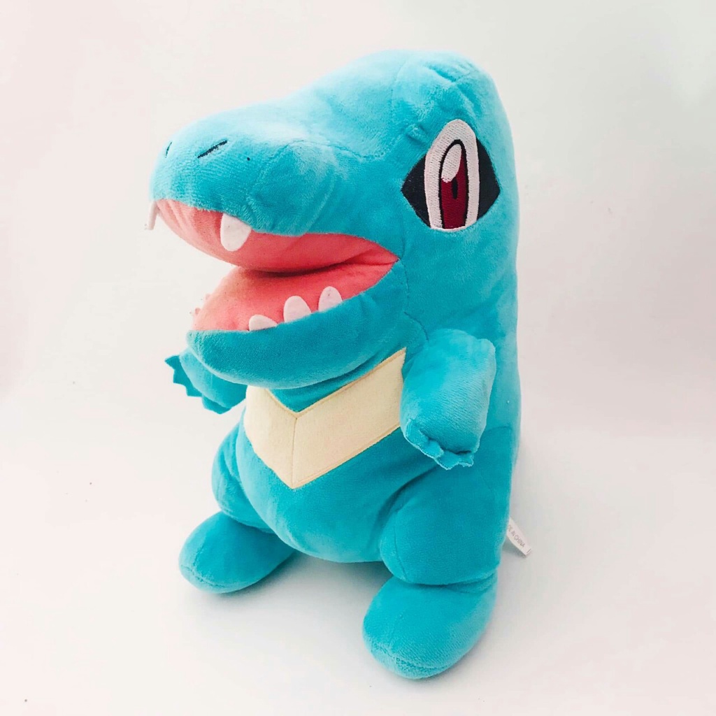 GẤU BÔNG POKEMON CÁ SẤU NƯỚC TOTODILE WANINOKO (22CM) HÀNG CHÍNH HÃNG CAO CẤP MỚI 100%