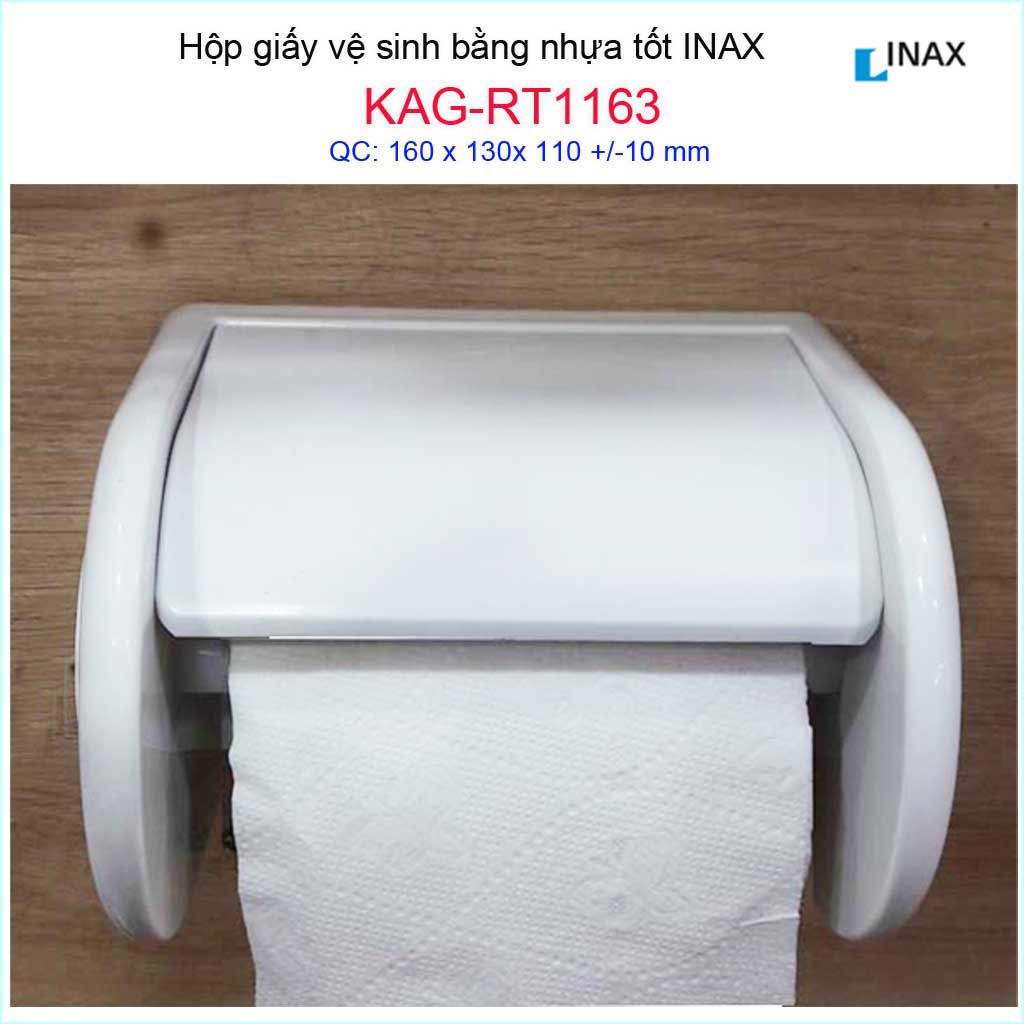 Hộp giấy vệ sinh Inax, lô giấy vệ sinh bằng nhựa, móc giấy Inax KAG-RT1163