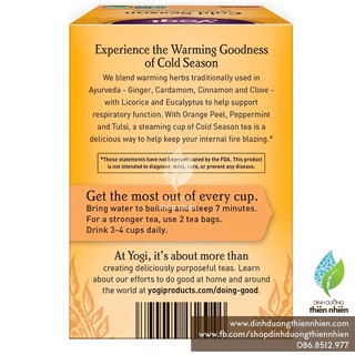Trà Yogi Cold Season