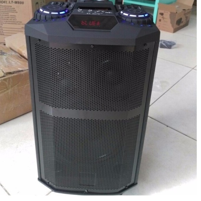 LOA KARAOKE 3 TẤC ZANGSONG DJ K5 THÙNG GỖ LED MẪU ĐẸP