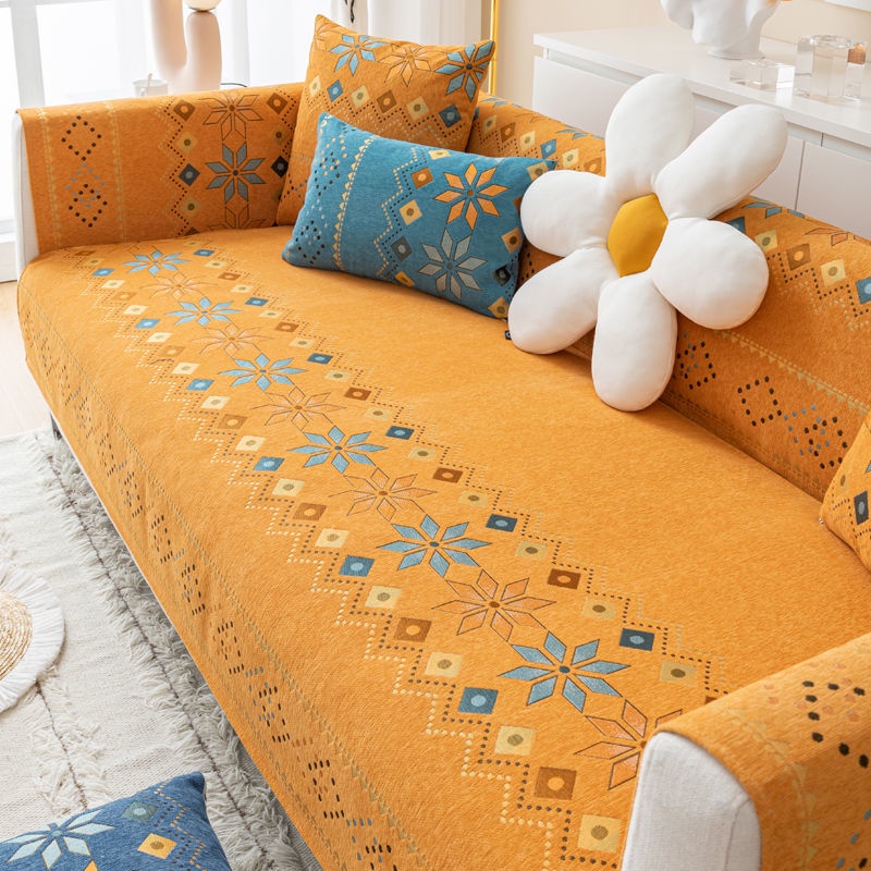 Bọc Ghế Sofa Chống Trượt Thiết Kế Đơn Giản Hiện Đại Phong Cách Bắc Âu
