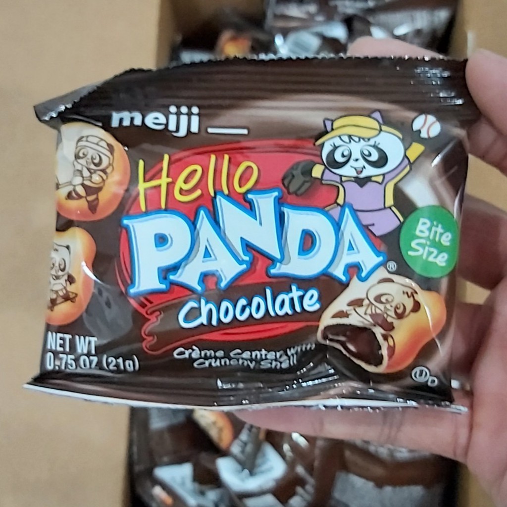 Combo 5 bịch Bánh Gấu Hello Panda Chocolate Meiji USA 21gr - Date T12/2022