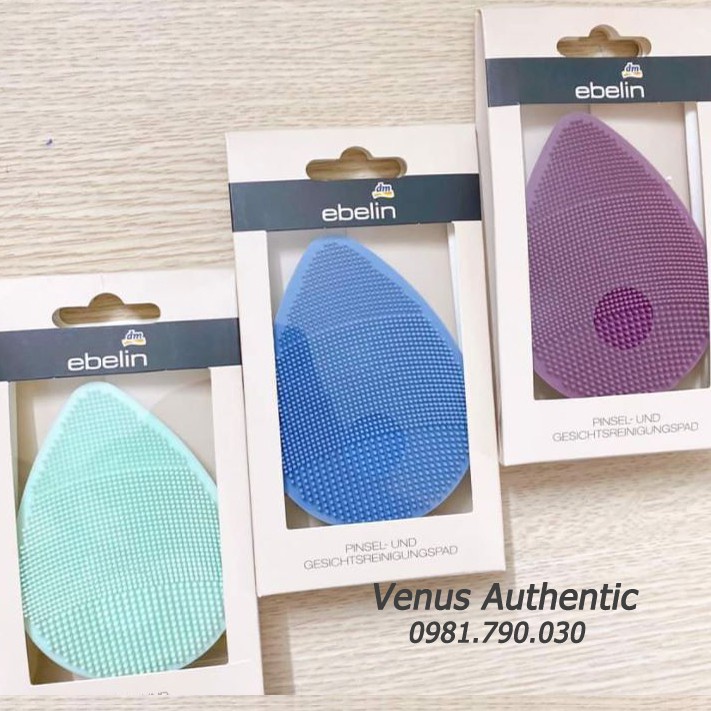 Miếng rửa mặt Silicone Ebelin Đức Professional Gesichtspeeling + Massagepad x1 miếng - Hàng chính hãng
