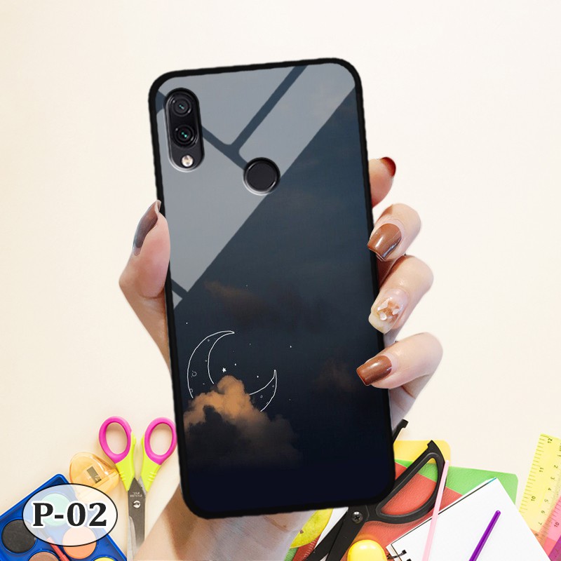 Ốp lưng kính Xiaomi Redmi Note 7/ Note 7 Pro- hình 3D