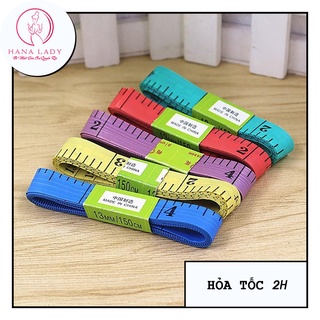 Thước đo eo bụng chiều cao may đồ tiện lợi nhiều màu, thước dây mềm 1.5m