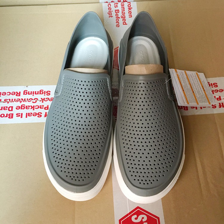 GIÀY NHỰA CITILANE ROKA SLIP ON CHO NAM MÀU XÁM | BigBuy360 - bigbuy360.vn