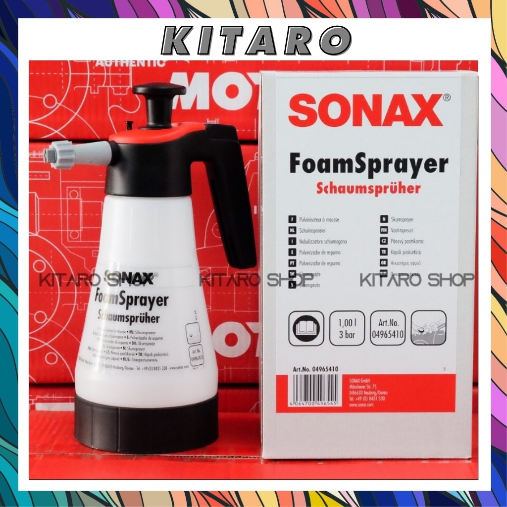 Bình Xịt Bọt Tuyết Sonax Foam Sprayer 1L - Made In Germany