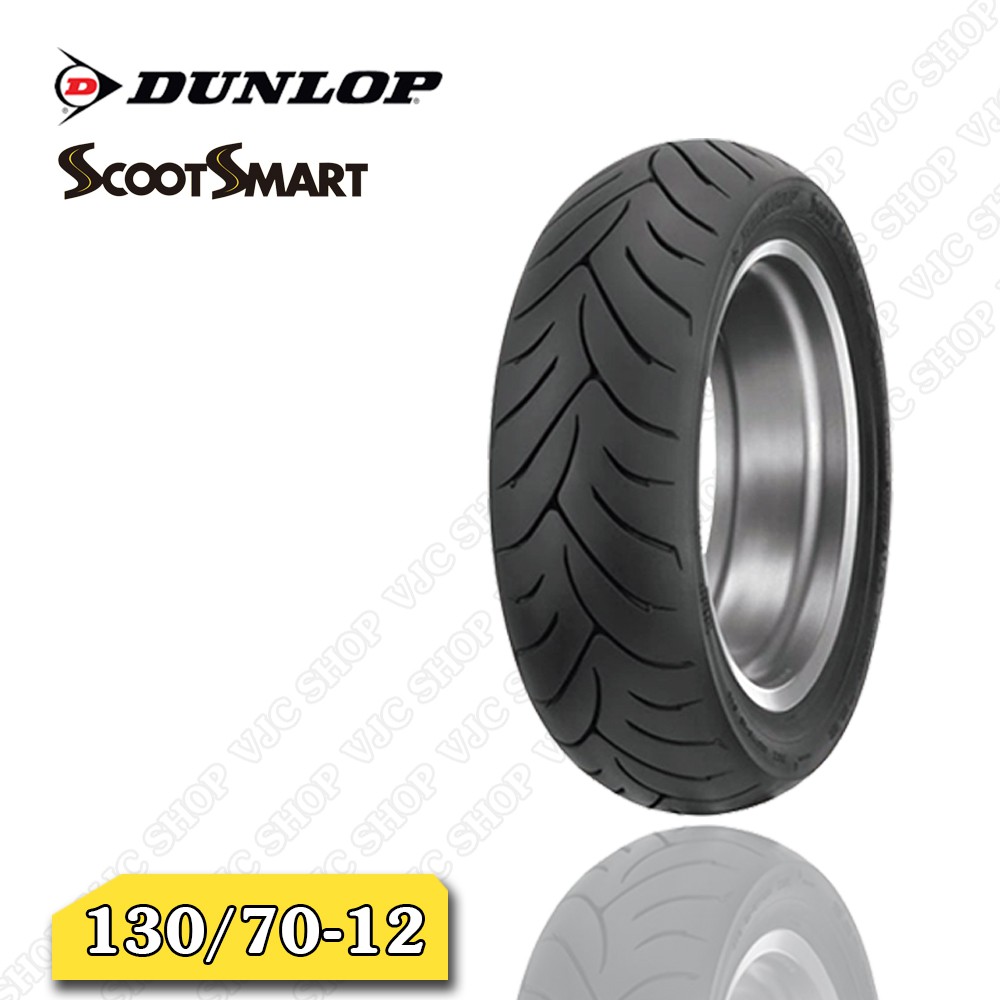 Vỏ Xe Máy Dunlop 130/70-12 M/C 62L SCOOTSMART TL cho HONDA MSX, VESPA GTS