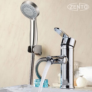 Bộ vòi chậu lavabo kết hợp sen tắm nóng lạnh Zento ZT2041