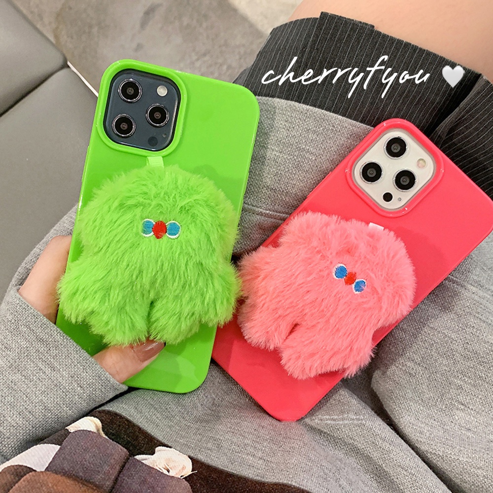 Ốp điện thoại TPU mềm hình quái vật hoạt hình 3D chống sốc chống mồ hôi thích hợp cho IPhone 13 12 11promax x xr 8 7plus