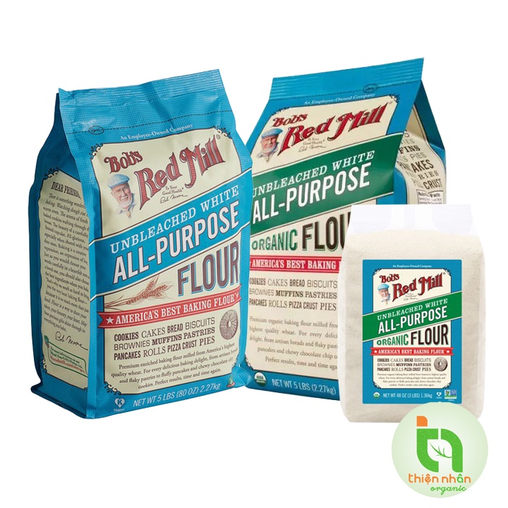 Bột mì đa dụng Bob's Red Mill 1.36kg/ 2.27kg - Unbleached All Purpose Flour