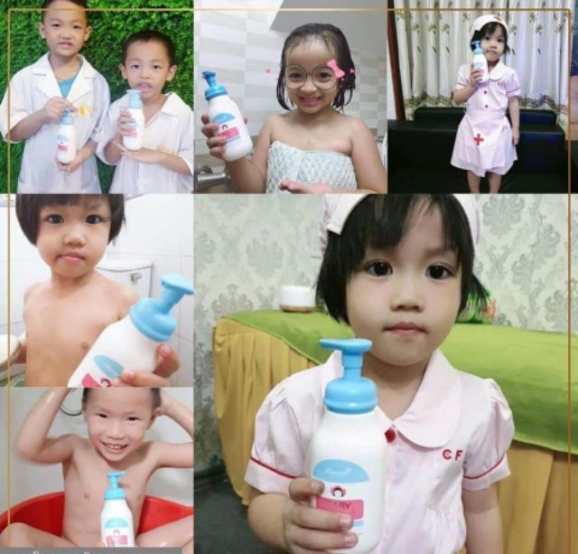 [siêu rẻ] Sữa Tắm Gội Thảo Dược cho Bé Hanayuki
