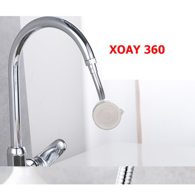 Đầu Vòi Xịt Nước Tăng Áp Cho Vòi Bồn Rửa vòi rửa chén - ĐẦU NỐI VÒI RỬA BÁT TĂNG ÁP XOAY 360 ĐỘ ĐIỀU CHỈNH CHẾ ĐỘ