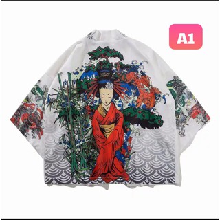 Áo khoác phong cách nhật bản cho cả nam và nữ (có sẵn a2,3,6,)