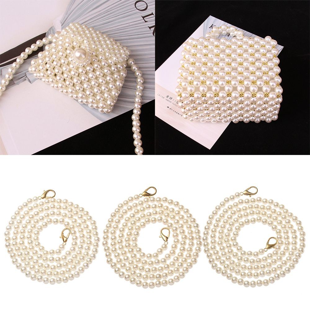 Dây Đeo Túi Xách Đính Hạt Ngọc Trai Giả 13 Kích Cỡ Thời Trang Diy Chất Lượng Cao