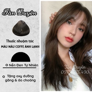 thuốc nhuộm tóc Màu CaFe Ánh Lạnh màu nhuộm tại nhà