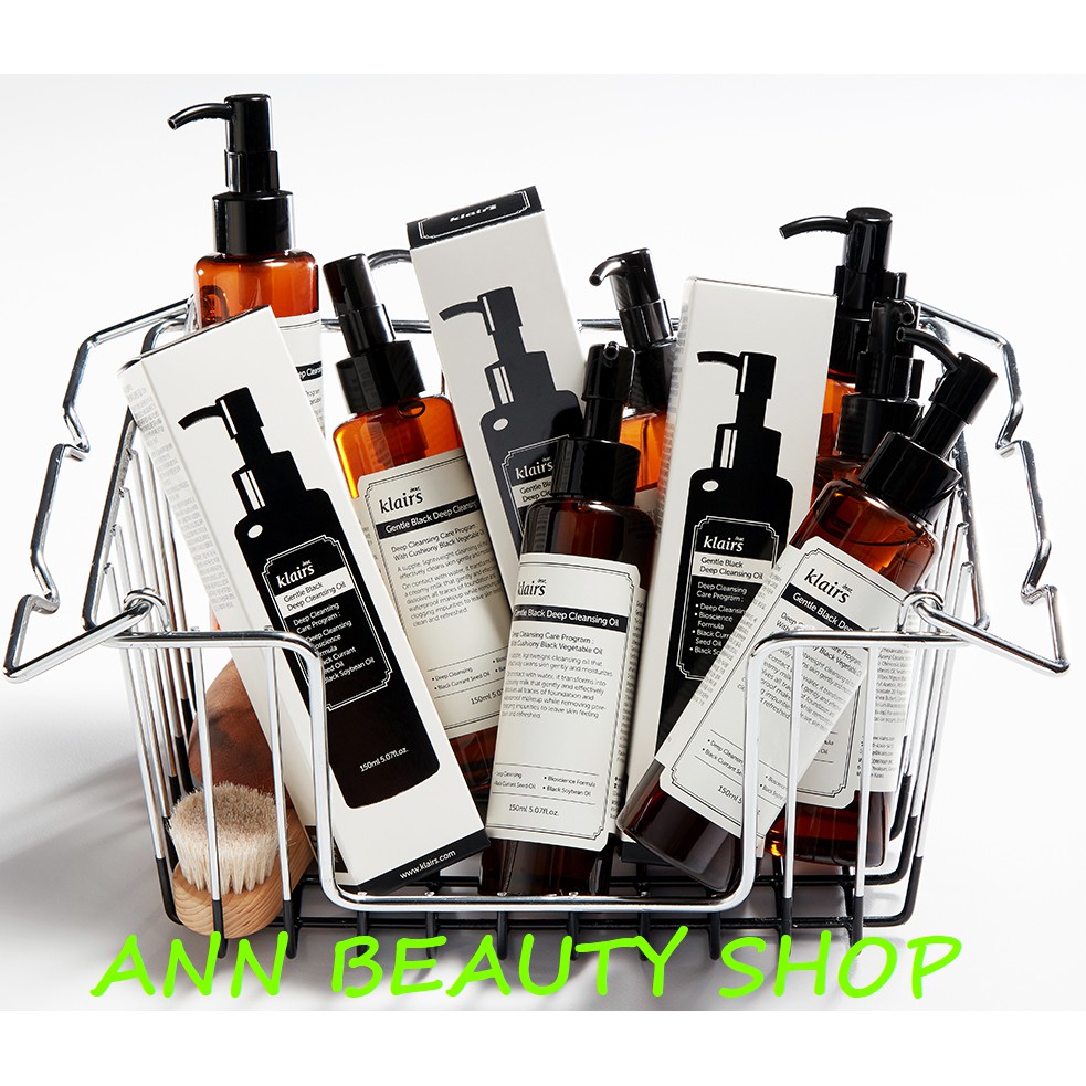 Dầu Tẩy Trang Klairs Gentle Black Deep Cleansing Oil 150ml