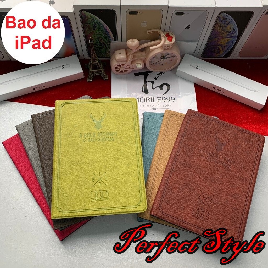 [Nhận si]Bao da Ipad 2-3-4 / air 1- 2 Mini 2- 3 - 4 new 2017-2018 10.5  họa tiết Deer lộn