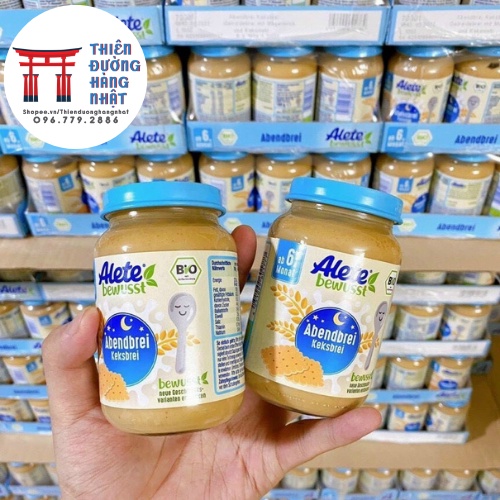 Hũ Dinh Dưỡng ALETE Đức 190g, ngũ cốc dinh dưỡng Alete ăn liền cho bé từ 6 tháng [Date 10/2023]