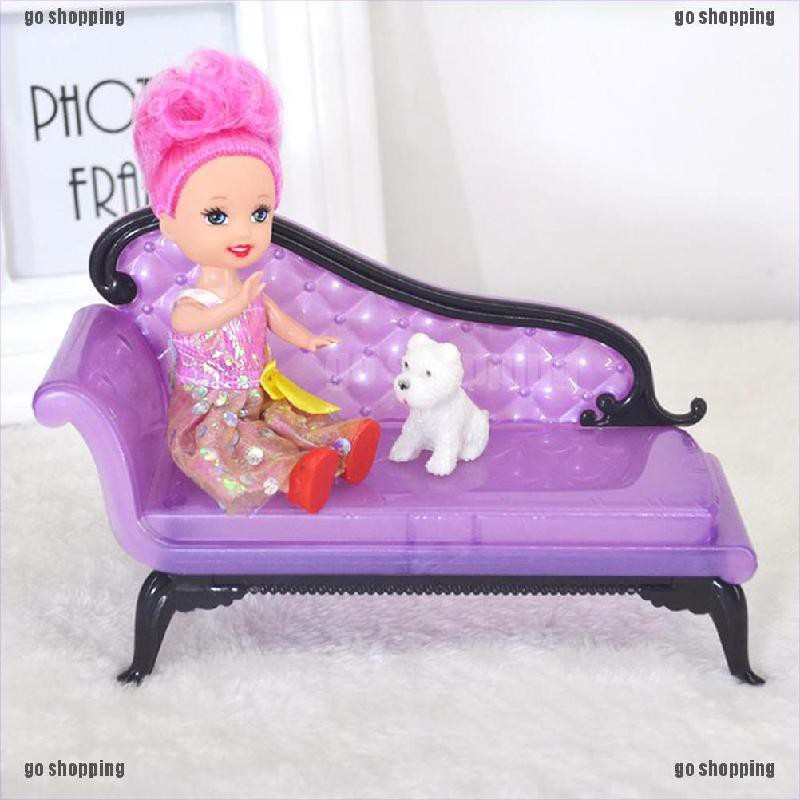 {go shopping}Baby Girl Princess Dreamhouse Sofa Chair Furniture Toys Doll accessories