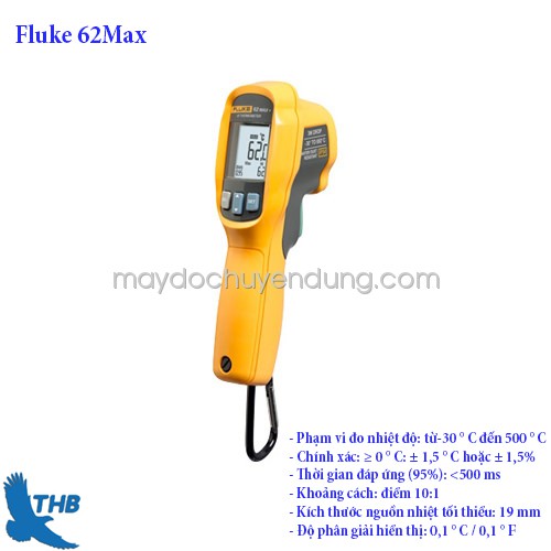 Súng đo nhiệt độ hồng ngoại đến 500°C Fluke 62Max