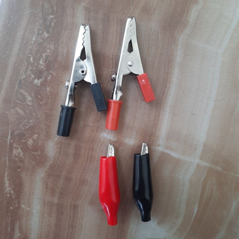 1 Đôi Đầu Kẹp Cá Sấu To.nhỏ Các Loại