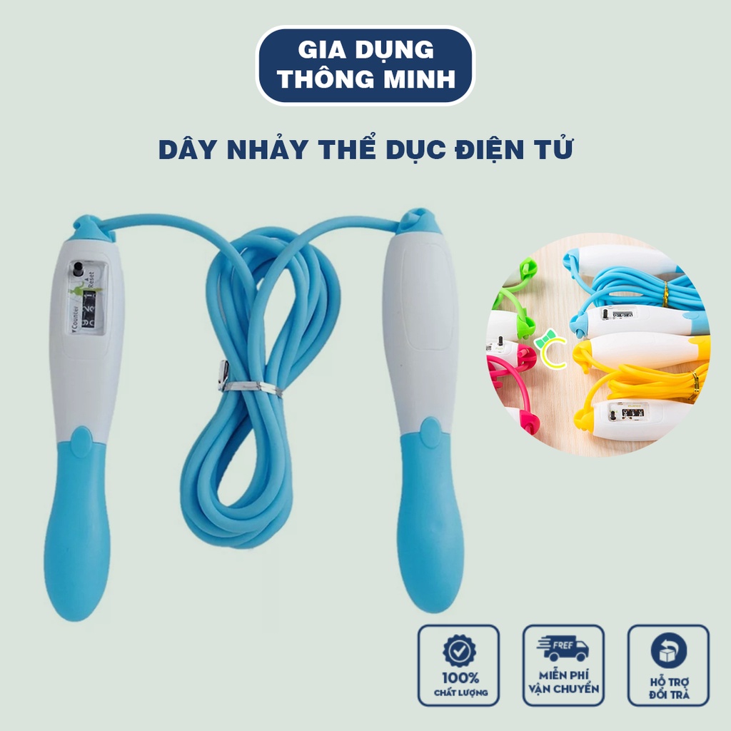 Dây nhảy thể dục điện tử đếm số lần nhảy cao cấp