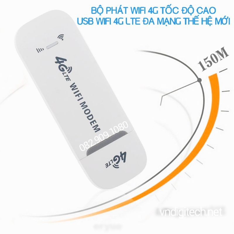 USB wifi 4G LTE Dongle . Cục phát wifi dcom từ sim 4G đa mạng tốc độ cao cho xe hơi, taxi.. usb 4g wifi giá rẻ