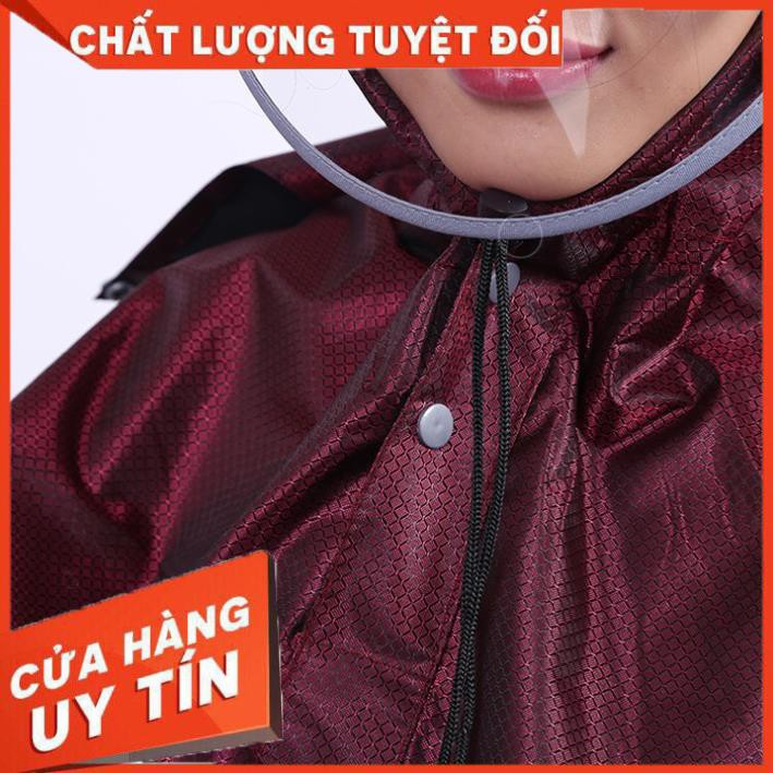 Áo mưa đôi 2 đầu có kính che mặt dáng trùm rộng có tai kính che gương và đèn Có nhiều màu cho cả nam và nữ