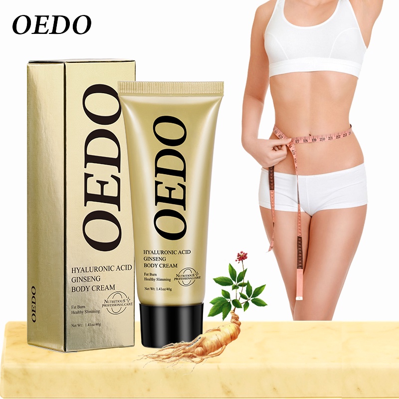 Set 2 tuýp kem hỗ trợ đánh tan mỡ OEDO Hyaluronic Acid chiết xuất từ nhân sâm