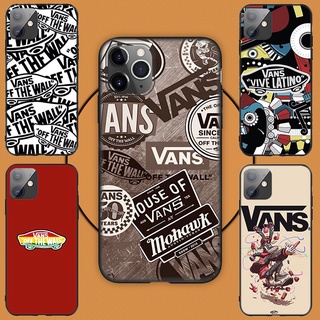 Ốp điện thoại dẻo ni92 Logo VANS Art cho iPhone XR X Xs Max 7 8 6s 6 Plus 7+ 8+ 5 5s SE 2020