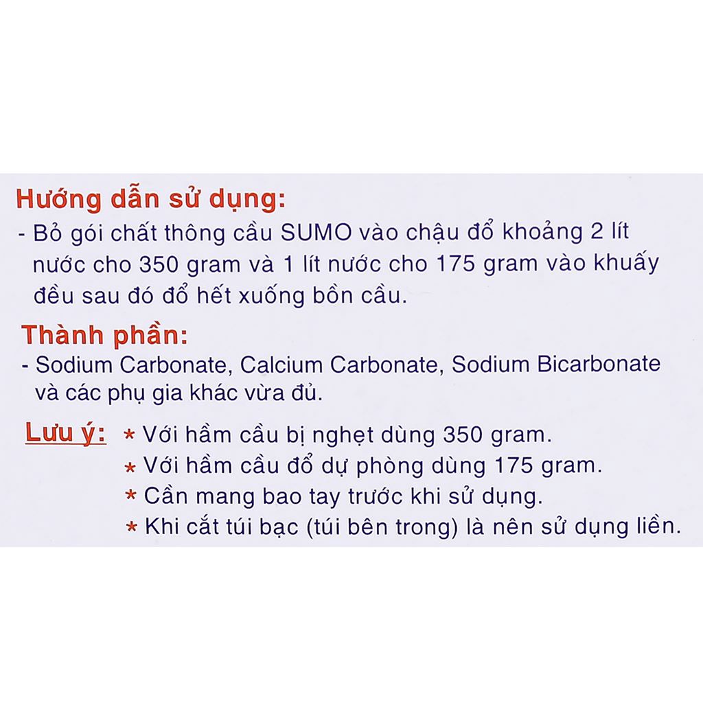 Bột Thông Cầu Sumo 175g