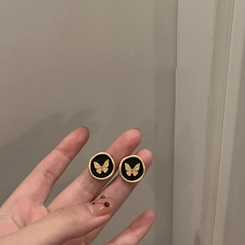 Bông Tai Hình Bướm Phong Cách Retro Thời Trang Mùa Hè 2022 Dành Cho Nữ