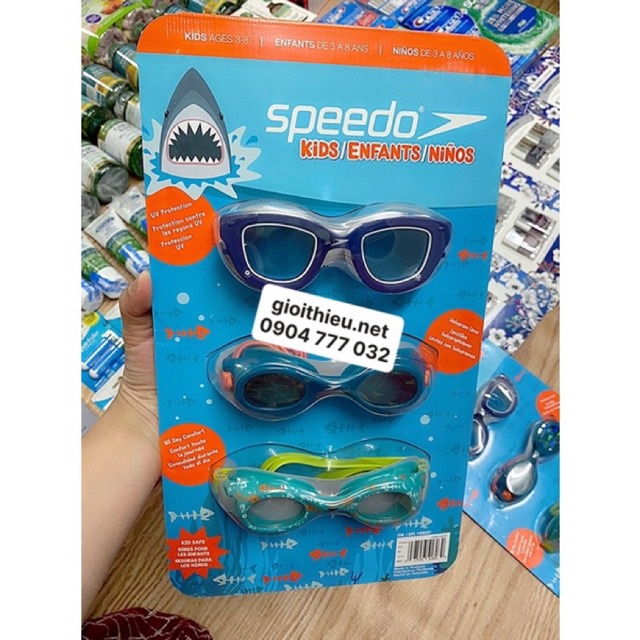 (Hàng Mỹ) Kính Bơi Speedo dành cho trẻ em của Mỹ (size 4-8T)