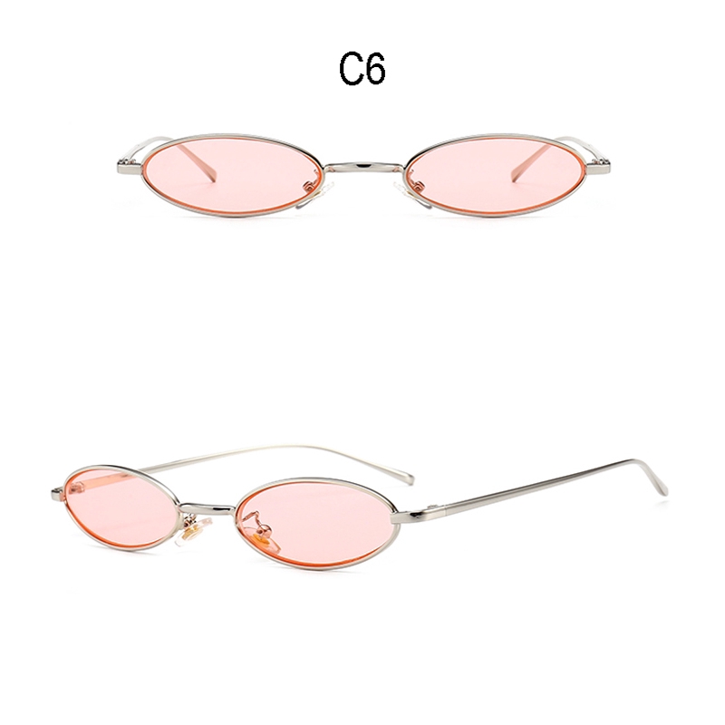 Đôi kính mát gọng hình Oval độc đáo thời trang cho nam nữ