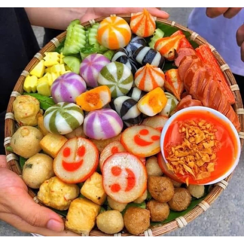 Bánh Bao PHUMARK Nhân Cá Hồi/Cá Nhím Biển/Mix 3 màu 500g