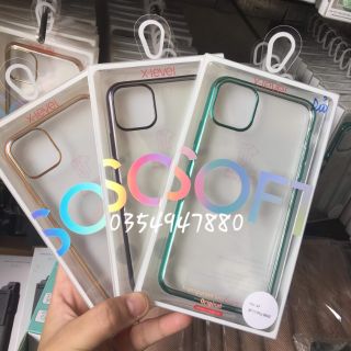 Ốp lưng dẻo X-Level cho iPhone 11 Pro Max viền màu chính hãng
