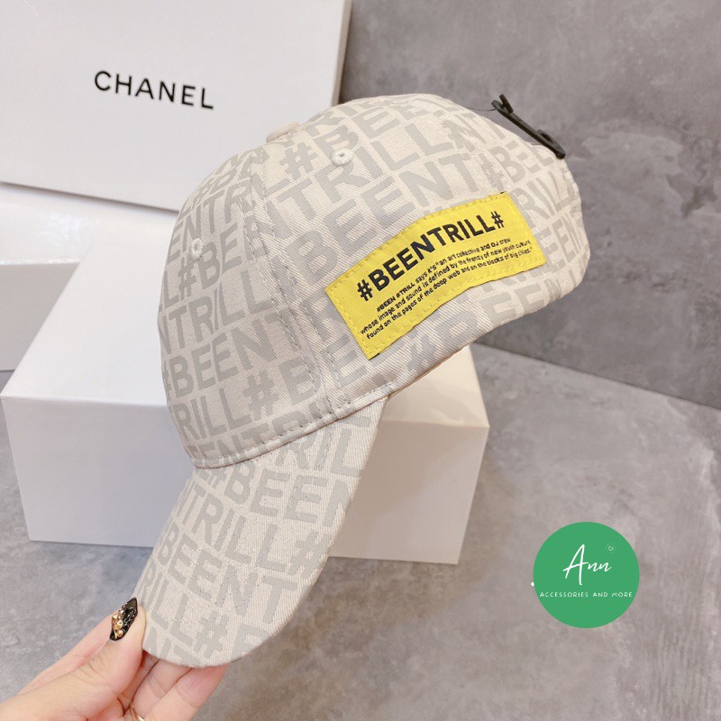 MŨ LƯỠI TRAI BEENTRILL MONOGRAM HÀN QUỐC- PHONG CÁCH THỜI TRANG, MÀU SẮC TRẺ TRUNG, PHOM MŨ CHUẨN ĐẸP STORE, FULL TAG