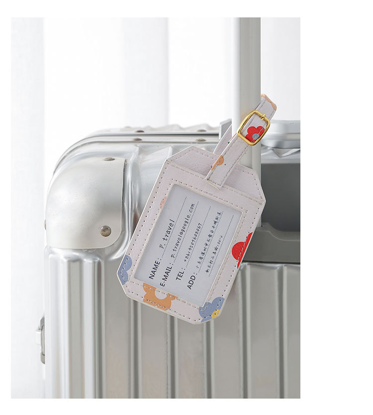 Thẻ Tên Hành Lý Bằng Da Pu Chống Thấm Nước Tiện Dụng