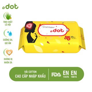 Khăn ướt vệ sinh chăm sóc da DOT 20 tờ/gói