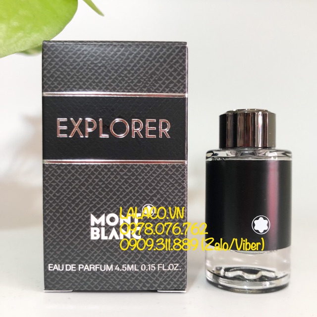 [Mini] Nước hoa Nam MontBlanc Explorer 4.5ml - Hàng Pháp