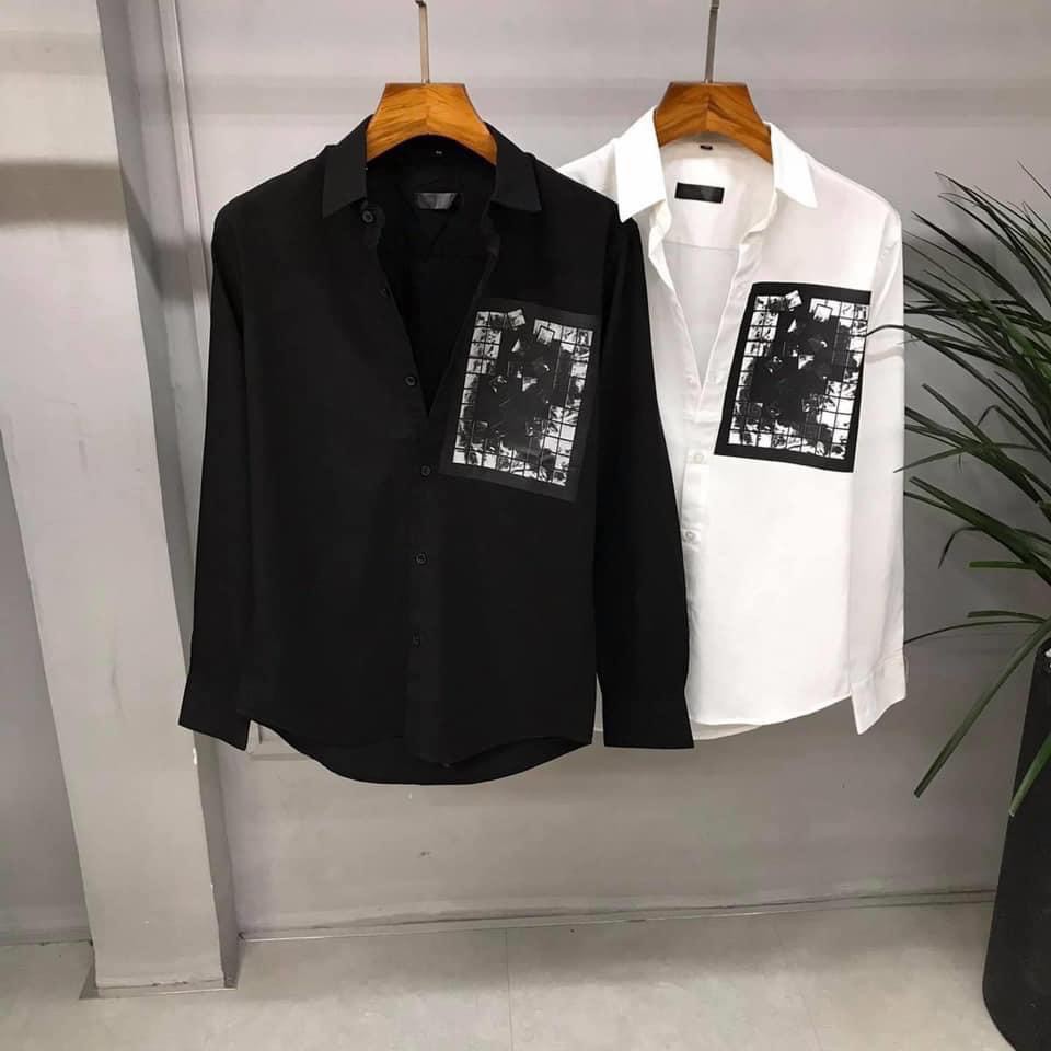 [Mã FAMAYMA2 giảm 10K đơn 50K] Áo sơ mi nam hàn quốc chuẩn shop, in thêu họa tiết độc đáo hot trend