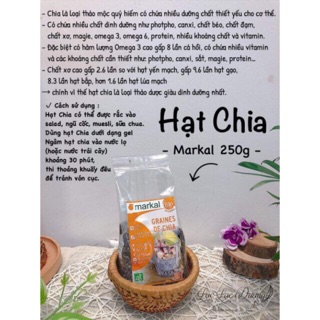 Hạt chia hữu cơ Markal 250kg