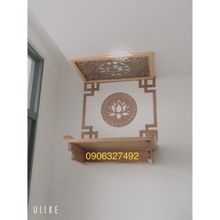 Bàn thờ treo tường tphcm ( 41x61 thờ phật)