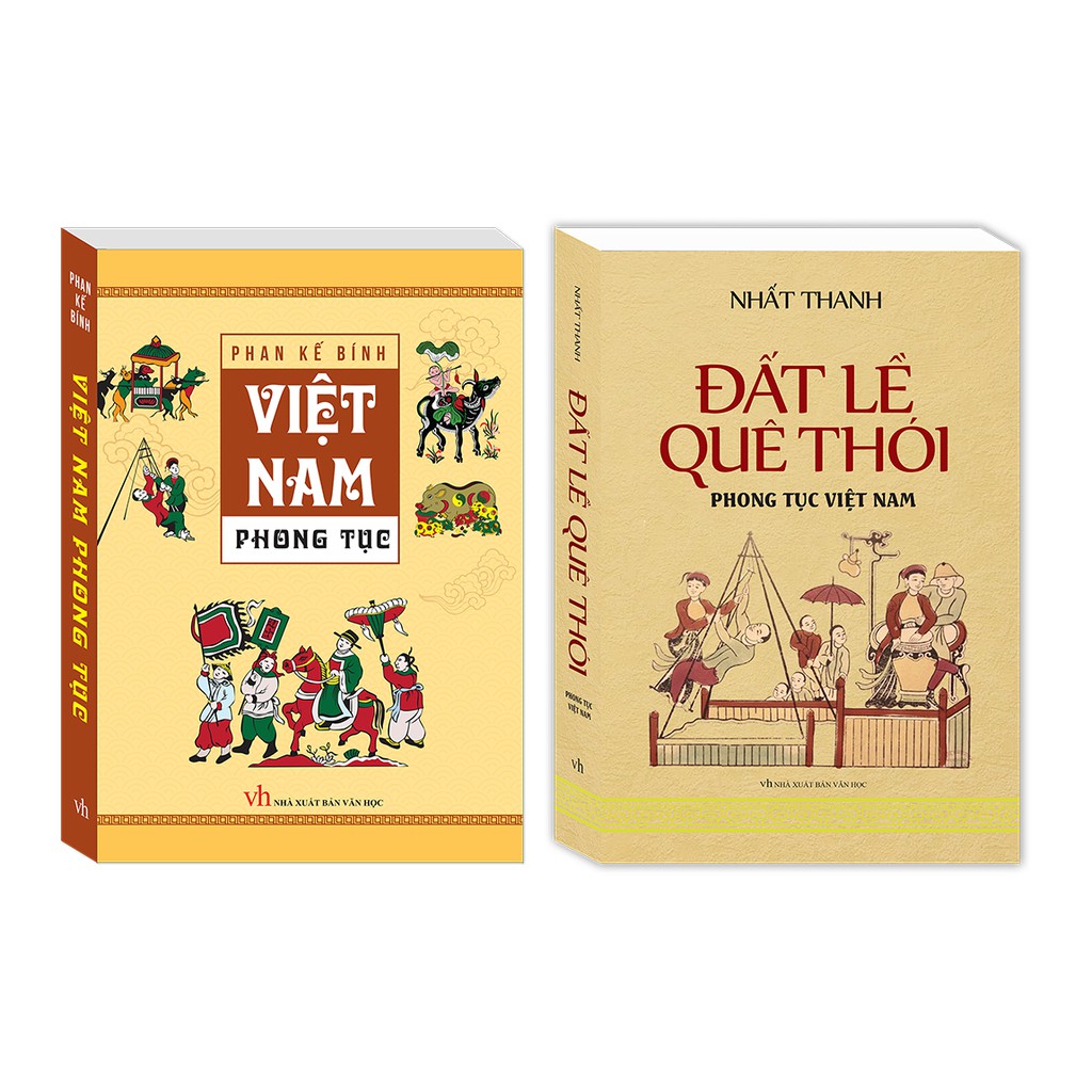 Sách - Combo Việt Nam phong tục (bìa mềm) + Đất lề quê thói - Phong tục Việt Nam (bìa mềm)