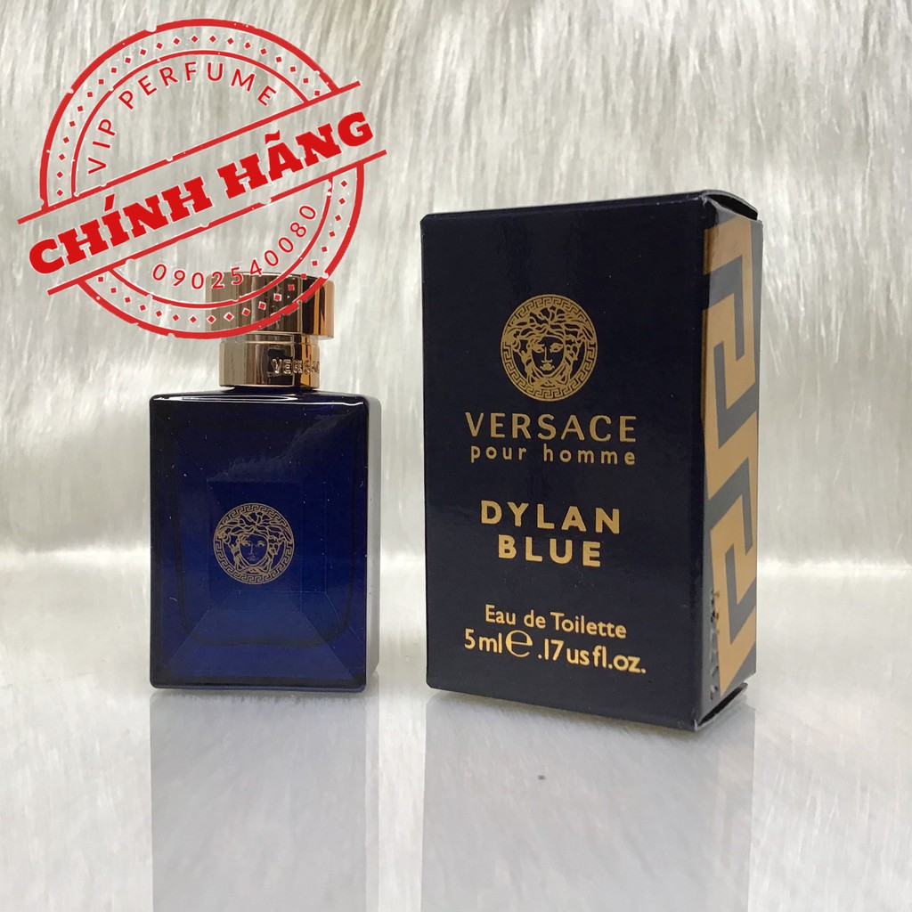 Nước hoa nam chính hãng Versace Dylan Blue Pour Homme EDT 5ml