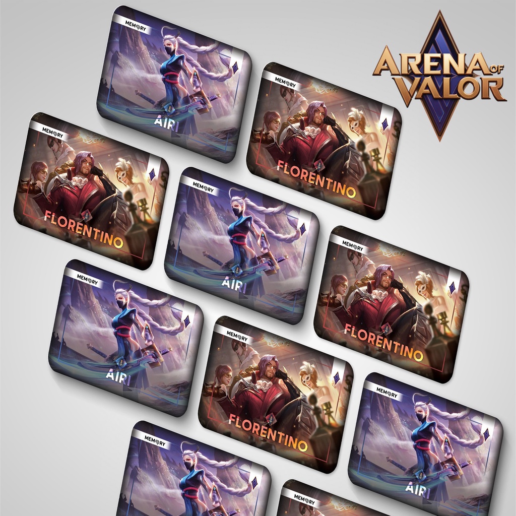 CARD BO GÓC nhân vật LIÊN QUÂN MOBILE ARENA OF VALOR ( PART 1 A-J ) | SKY LABELS | MEMORY